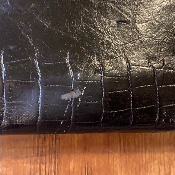 Forever 21 | Black faux croc gunmetal stud purse - Picture 14 of 14